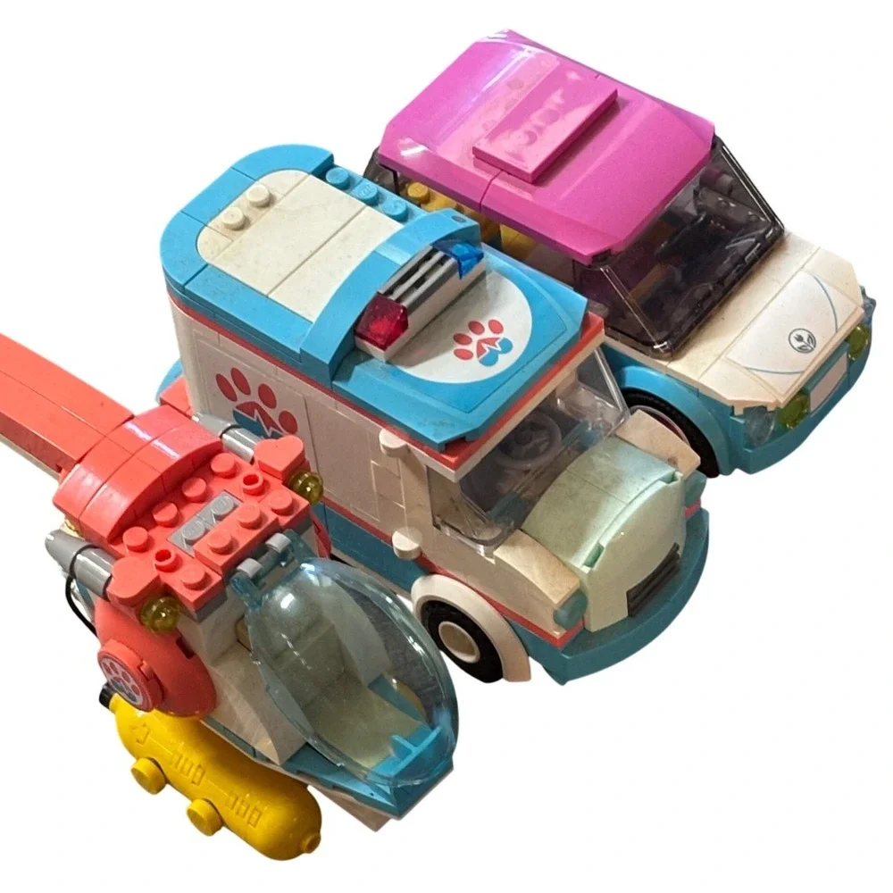 LEGO Friends Vehicle Lot Helicopter Ambulance Car Pet 41692 41445 41443 Sets